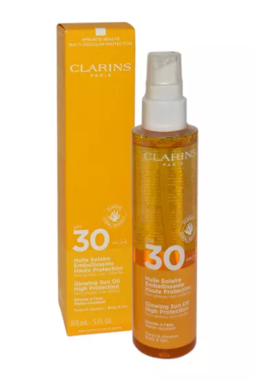 Clarins Olejek ochronny do ciala i w�os�w Sun Care Body Oil SPF30 150 ml