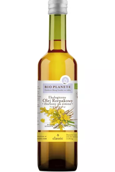 Bio Planete Olej rzepakowy toczony na zimno omega-3 500 ml Bio
