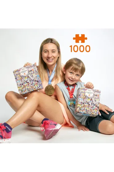 Puzzle Puzzlove CzuCzu 1000 el. Maraton 42,195 km Bright Junior Media