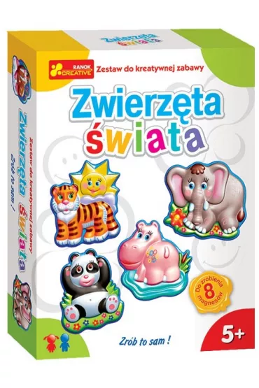 Gipsowe magnesy Zwierz�ta �wiata