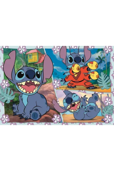 Puzzle 104 el. Maxi SuperColor. Stitch Clementoni