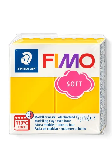 Staedtler Masa plastyczna termoutwardzalna Soft, ��ta s�oneczna kostka 57 g