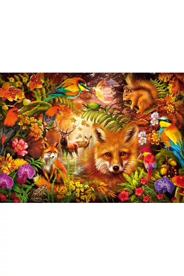 Puzzle 1000 el. PQ Kwiaty, futro i pi�ra Schmidt