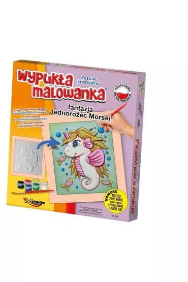 Wypuk�a malowanka Fantazja Jednoro�ec morski Mirage Hobby