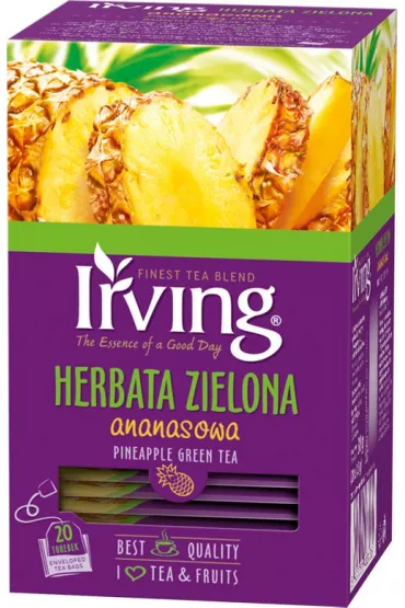 Irving Herbata zielona ananasowa 20 szt.