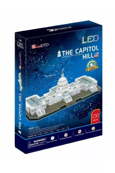 Puzzle 3D 150 el. The Capitol Hill LED Cubic Fun