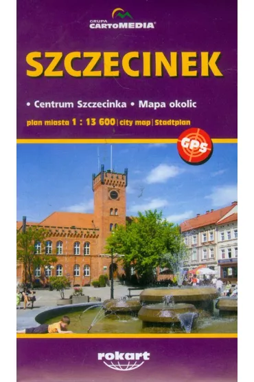 Plan miasta Szczecinek 1:13 600