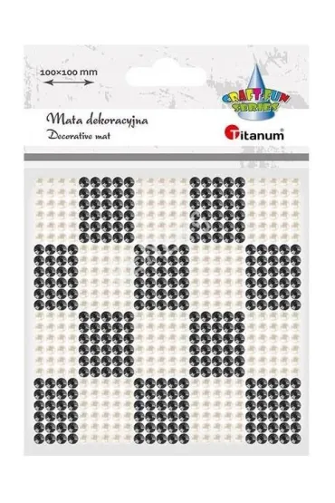 Titanum Mata dekoracyjna pere�ki, kryszta�ki 10x10cm