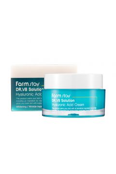 Farm Stay DR.V8 Solution Hialuronic Acid Cream krem do twarzy z hialuronem i witaminami 50 ml