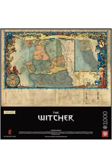 Puzzle Gaming 1000 el. The Witcher 3 The Northern Kingdoms Good Loot