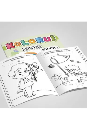 Koloruj Kwiecista wiosna
