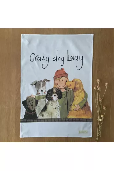 Alex Clark R�cznik kuchenny TT39 Crazy Dog Lady Psiara