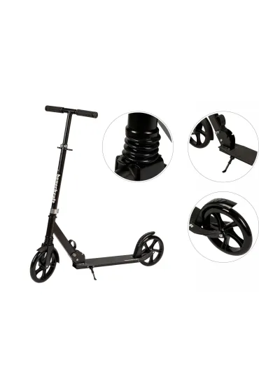 Hulajnoga miejska dla dzieci i m�odzie�y sk�adana regulacja wysoko�ci 95-105 cm ko�a 200 mm Bauerkraft