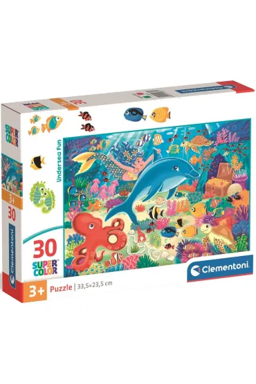 Puzzle 30 el. SuperColor. Undersea Fun Clementoni