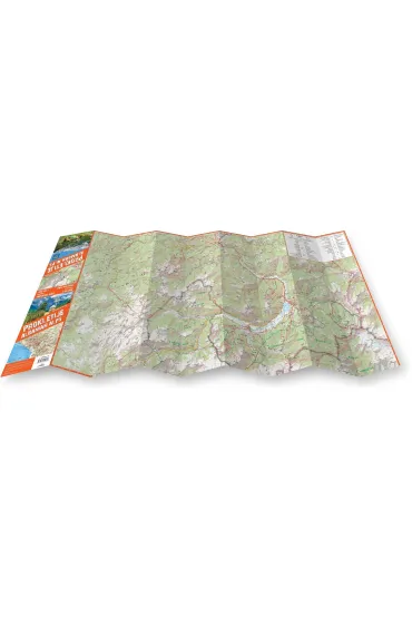 Prokletije Durmitor Albanian & Montenegro Alps trekking map 1:65 000 laminat 2024