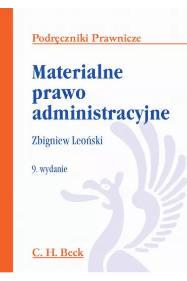 eBook Materialne prawo administracyjne. Podr�czniki prawnicze pdf - Zbigniew Leo�ski