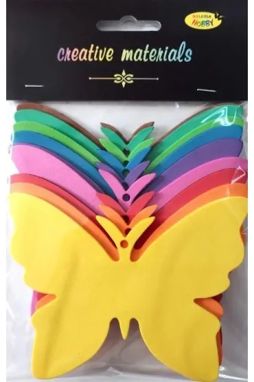 Galeria Hobby Motyle z pianki 11.5x8.5cm