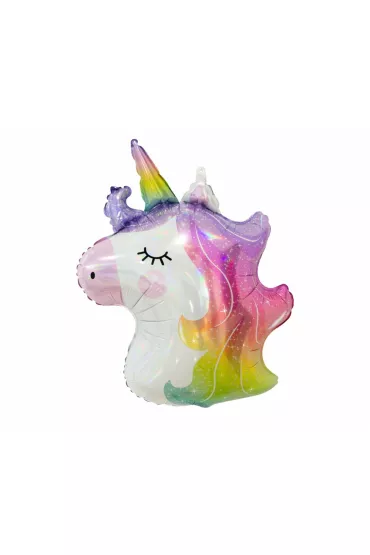 Godan Balon foliowy jednoro�ec g�owa b�yszcz�cy 60cm