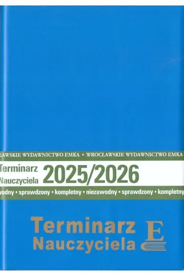 Terminarz nauczyciela 2025/2026
