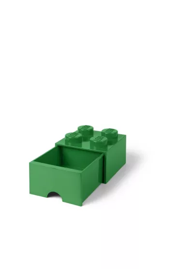 Szuflada klocek LEGO Brick 4 Zielona