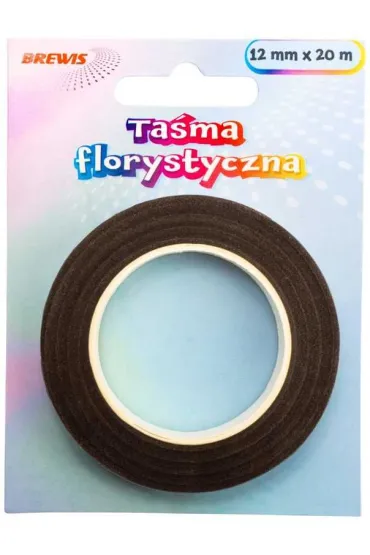Brewis Ta�ma florystyczna br�zowa 12mmx20m