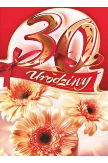 Art Nuvo Karnet 30 urodziny CC09