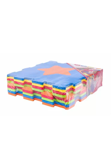 Puzzle piankowe mata  Kszta�ty 32x32 10el.  SMILY PLAY SP84002