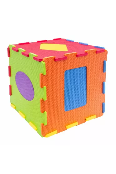 Puzzle piankowe mata  Kszta�ty 32x32 10el.  SMILY PLAY SP84002