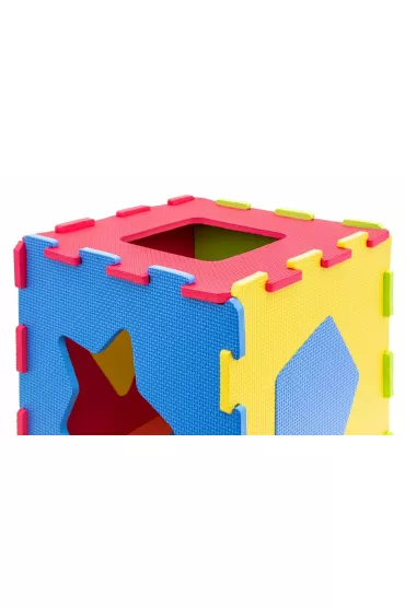 Puzzle piankowe mata  Kszta�ty 32x32 10el.  SMILY PLAY SP84002
