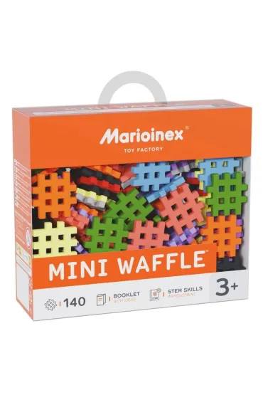 Klocki konstrukcyjne 140 element�w Wafle Mini MARIOINEX 909058