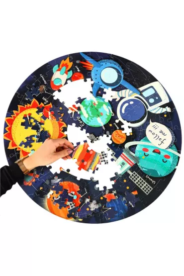 Puzzle edukacyjne uk�ad s�oneczny planety kosmos 150 element�w