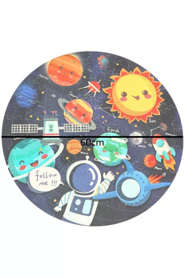 Puzzle edukacyjne uk�ad s�oneczny planety kosmos 150 element�w