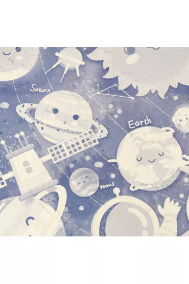 Puzzle edukacyjne uk�ad s�oneczny planety kosmos 150 element�w
