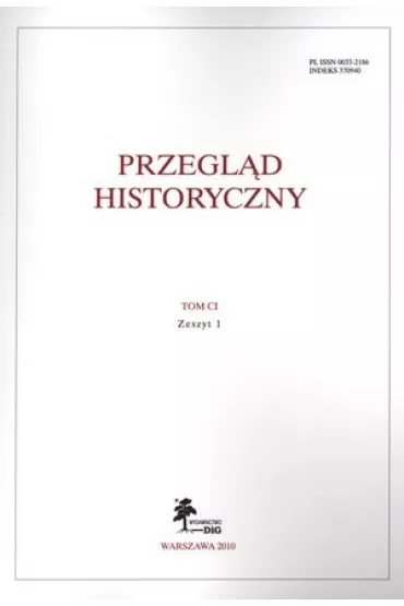 Przegl�d historyczny. Tom 101. Zeszyt 1