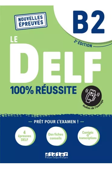 DELF B2 100% reussite podr�cznik + Onprint Nowa formu�a /2022/