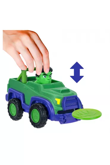 Spidey Little Vehicle Disc Dashers Hulk, pojazd Jazwares