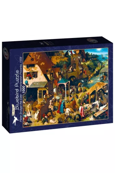 Puzzle 1000 el. Przys�owa, Brueghel 1559 Bluebird Puzzle