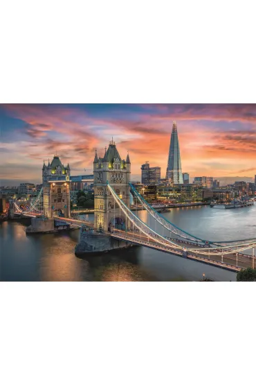 Puzzle 1500 el. Compact London twilight Clementoni