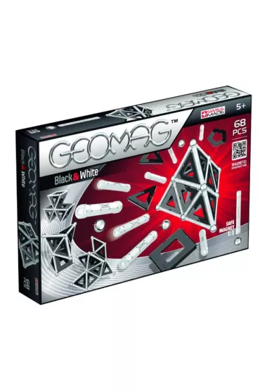 Geomag Black&White. Klocki magnetyczne. 68 element�w