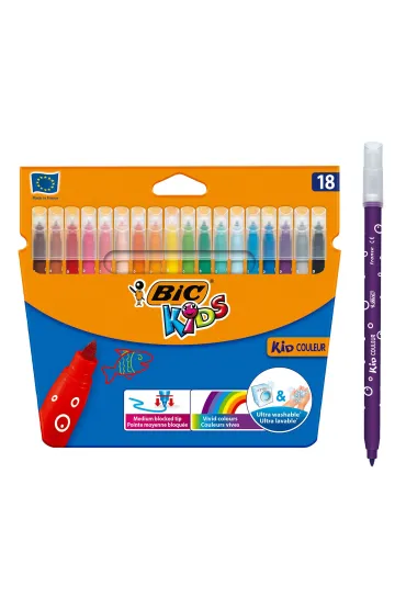 Bic Flamastry Kids Couleur 18 kolor�w 18 szt.