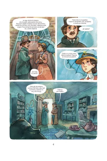 Czarny pow�z. �ledztwa Enoli Holmes. Tom 7 - Serena  Blasco, Lucie Arnoux