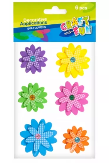 Craft with Fun Ozdoba dekoracyjna samoprzylepna pianka kwiat