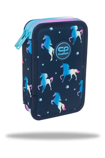 CoolPack Pi�rnik podw�jny z wyposa�eniem Jumper 2 Blue Unicorn