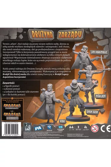 Brzdk! Legacy. Acquisitions Incorporated. Druyna Zarzdu Lucrum Games