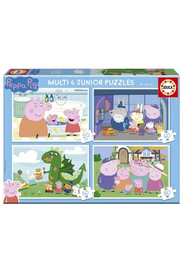 Puzzle 20 + 40 + 60 + 80 �winka Peppa Educa