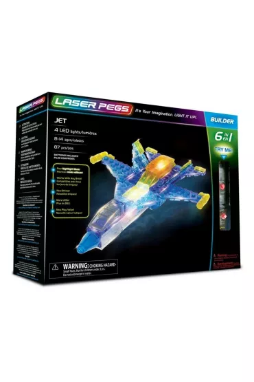 Klocki Laser Pegs 6w1 Jet