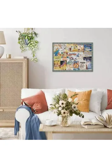 Puzzle 1000 el. Filmowe Plakaty Disneya Ravensburger