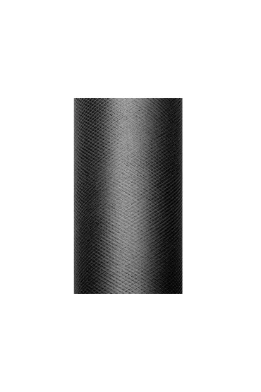 PartyDeco Tiul g�adki czarny 0,3x9m