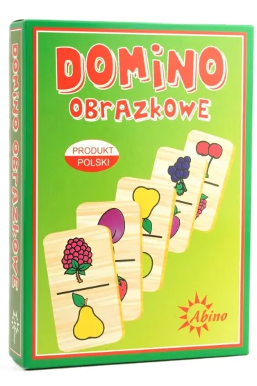 Domino obrazkowe. Owoce Abino
