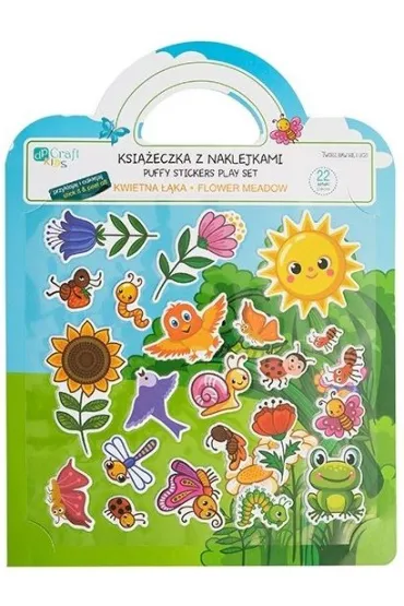 Ksi��eczka z naklejkami - Kwietna ��ka dpCraft